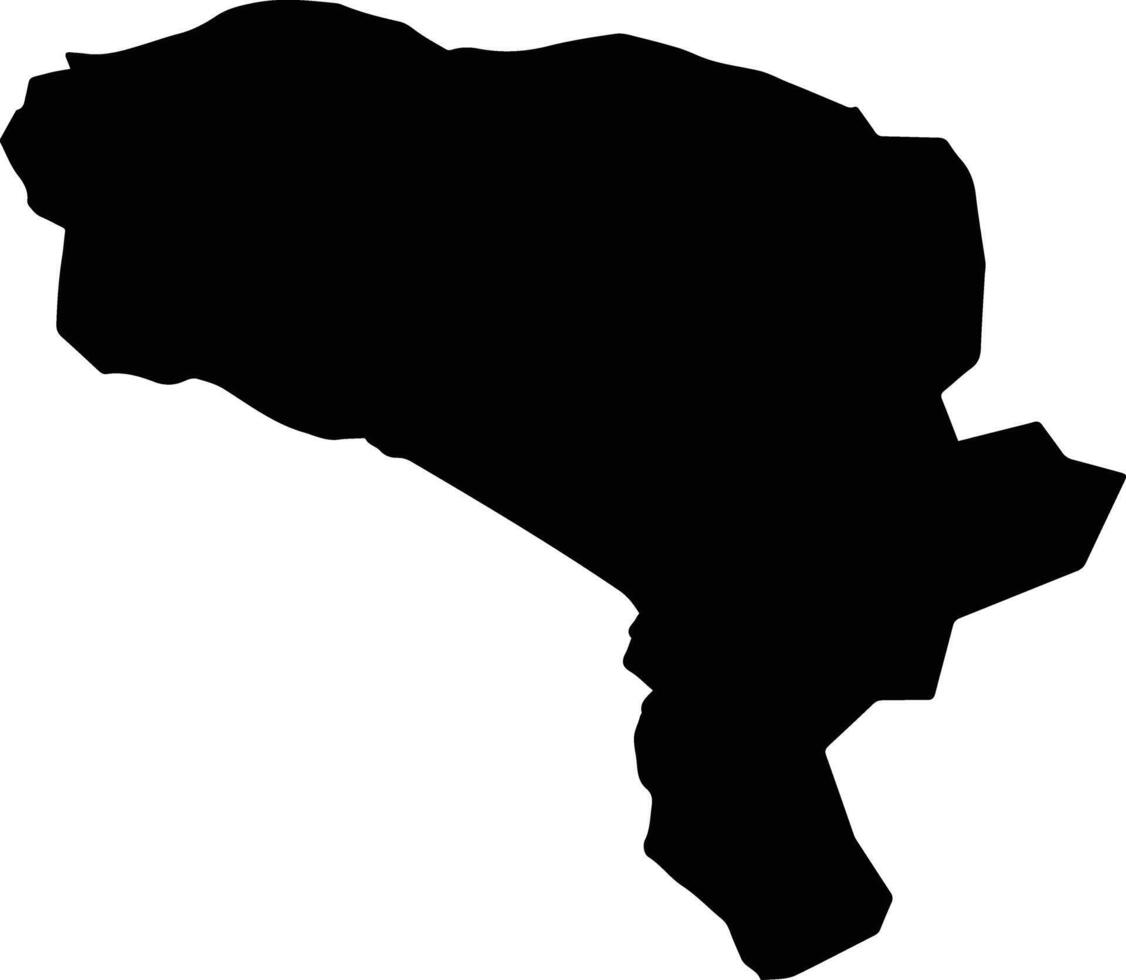 Amasia Armenia silhouette map vector