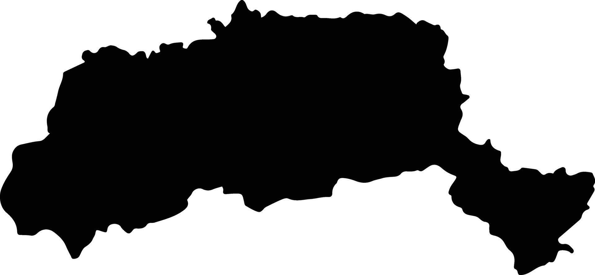 Amatepec Mexico silhouette map vector