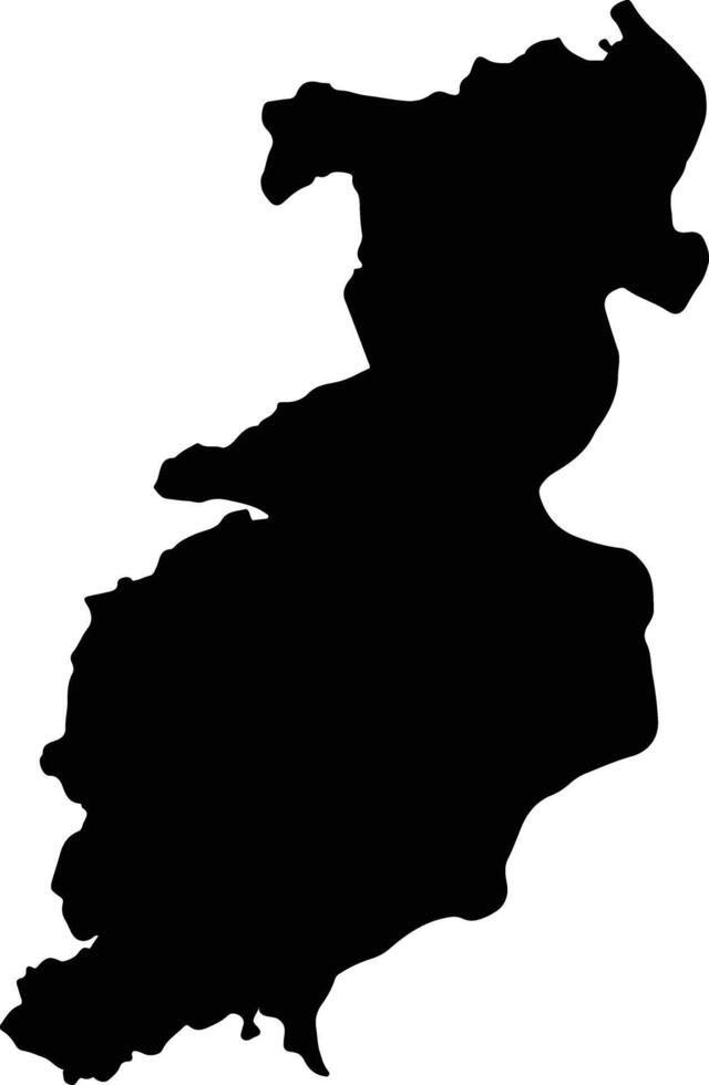 Ambalema Colombia silhouette map vector
