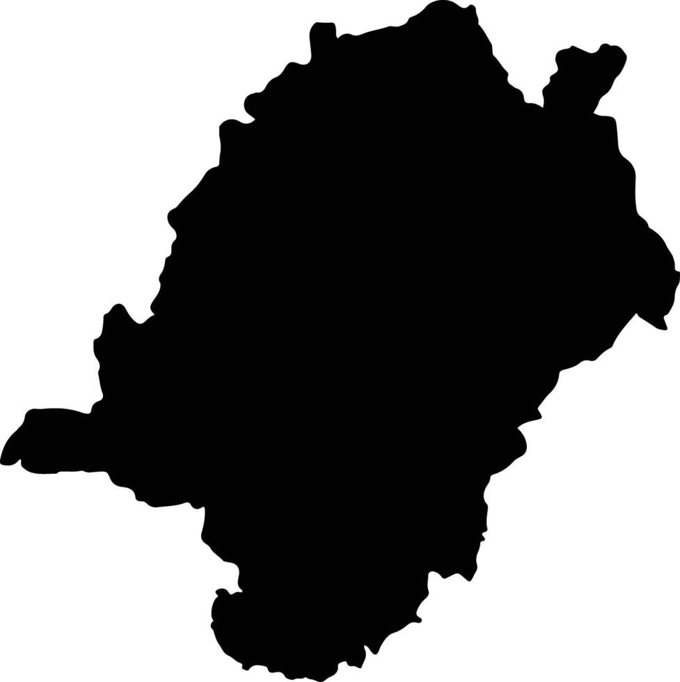 Ambohidratrimo Madagascar silhouette map vector