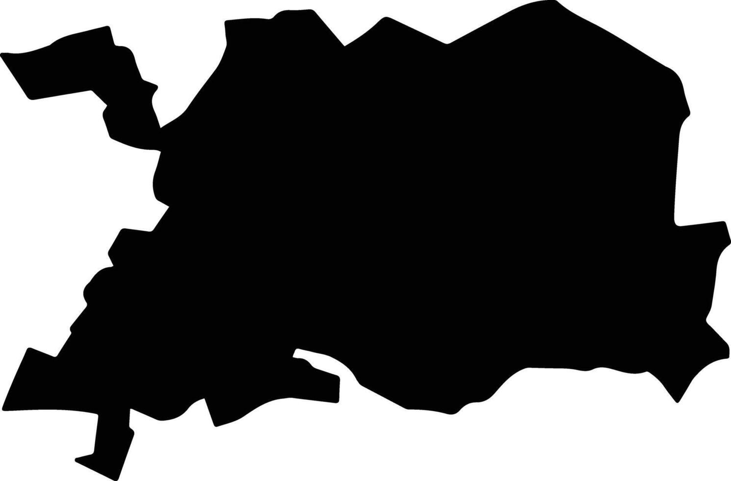 Amecameca Mexico silhouette map vector