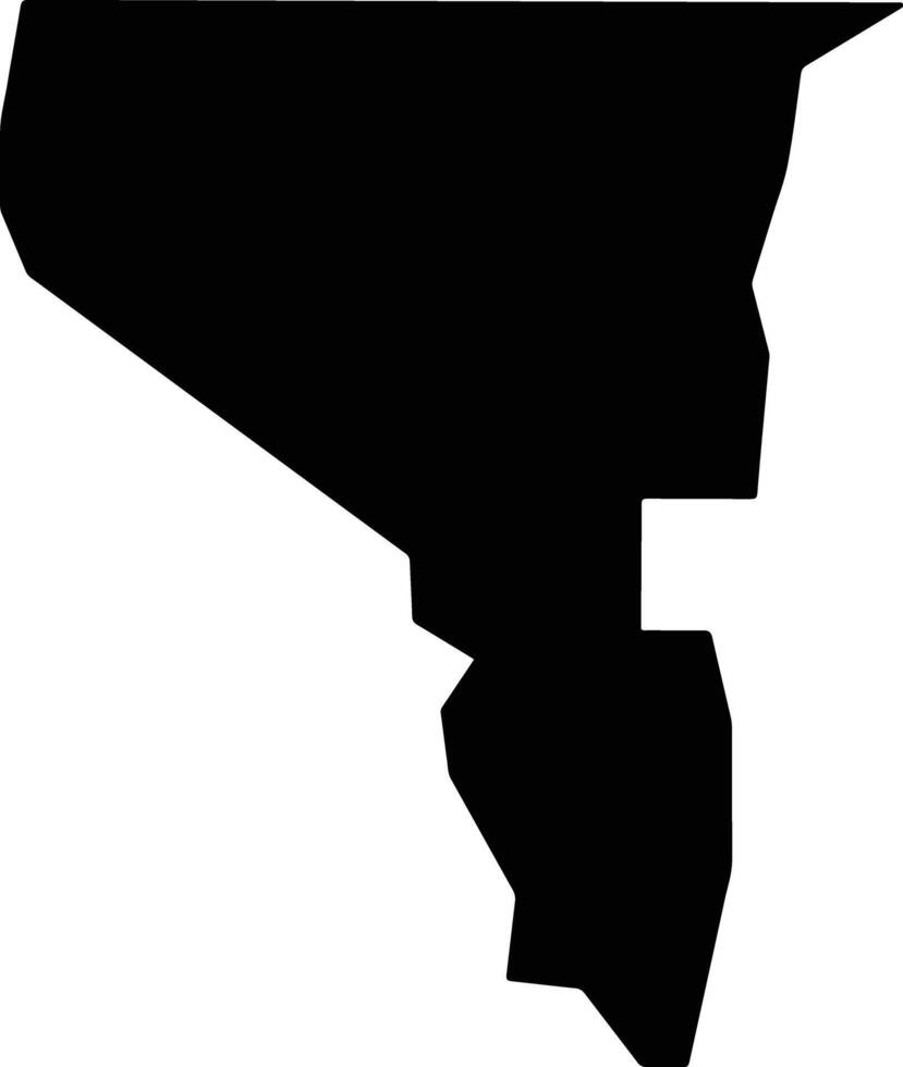 Aminius Namibia silhouette map vector