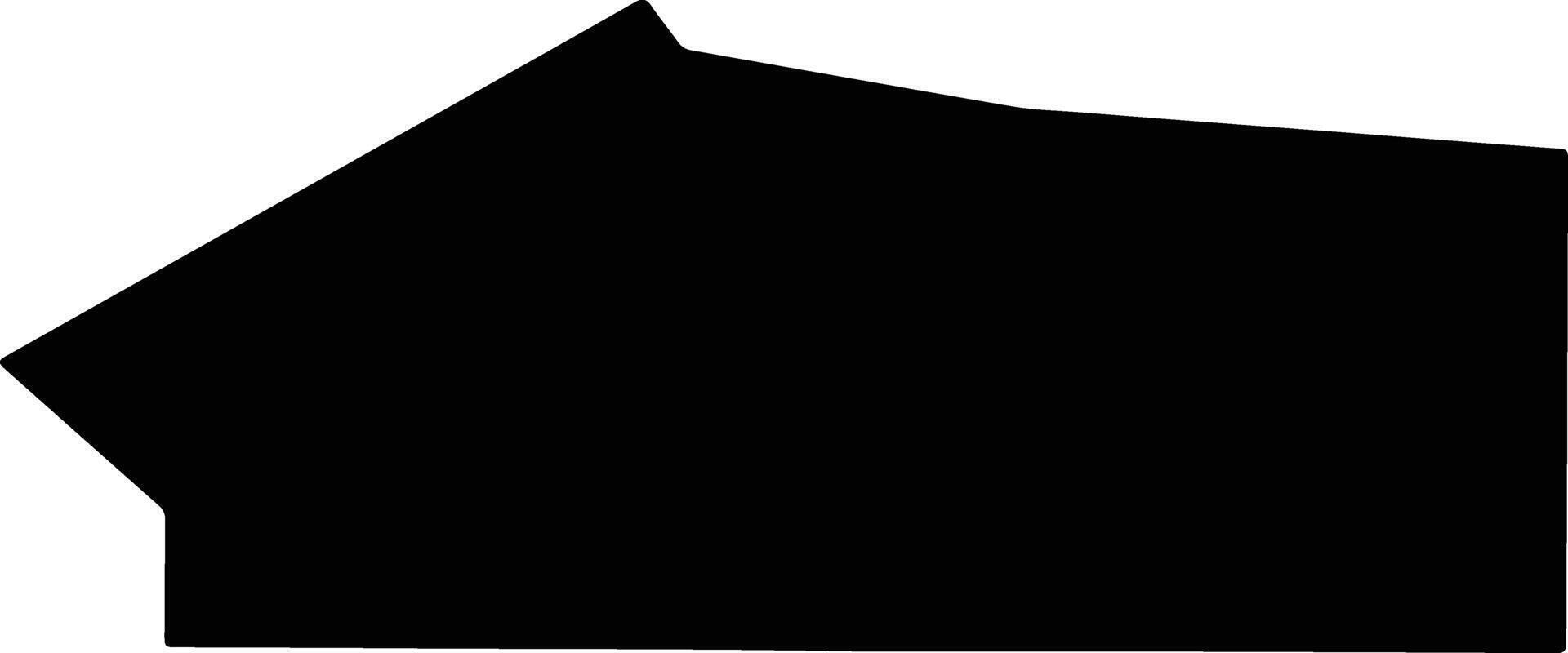 Amourj Mauritania silhouette map vector