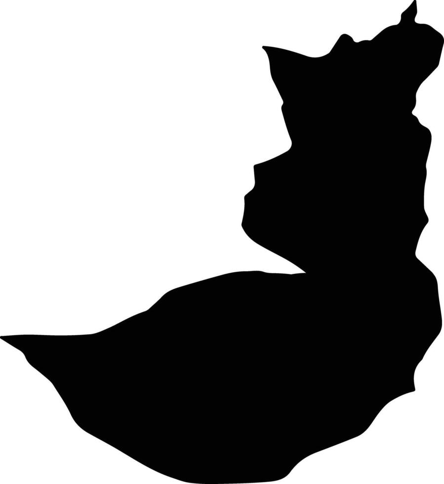 Amol Iran silhouette map vector