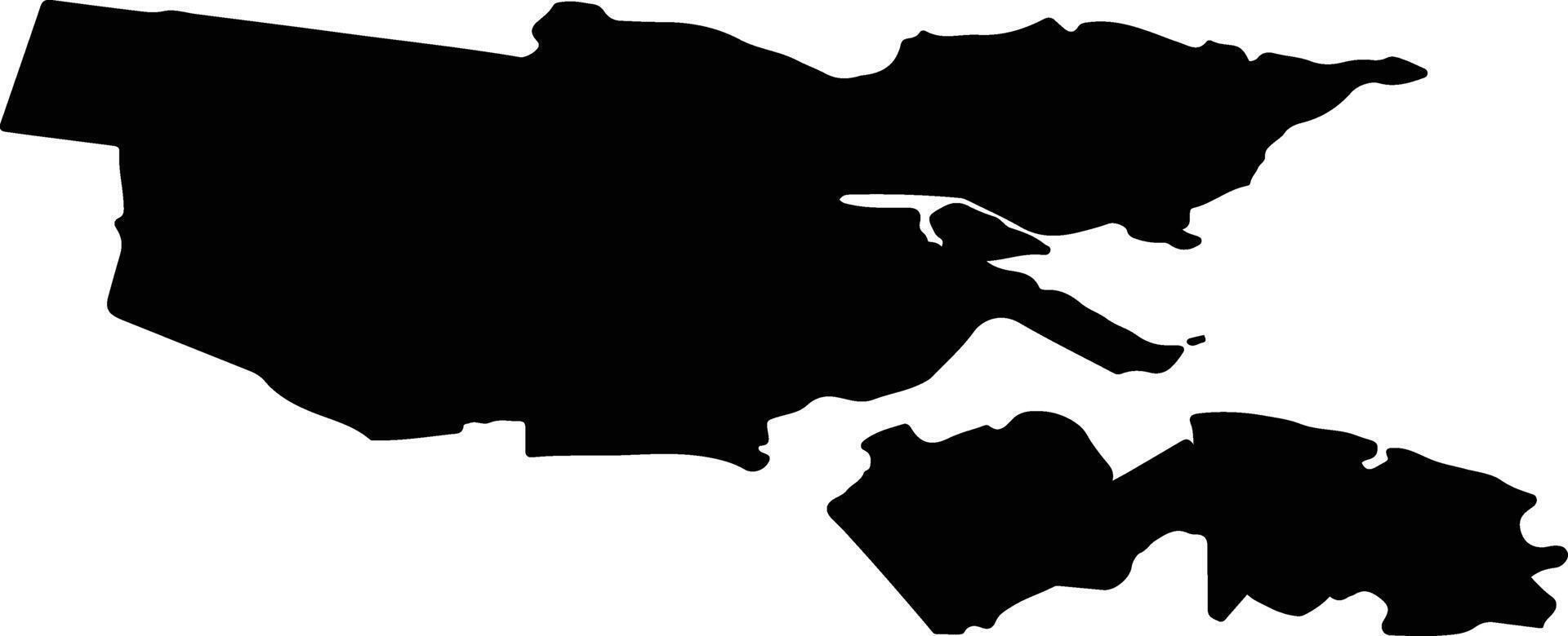 Amsterdam Netherlands silhouette map vector