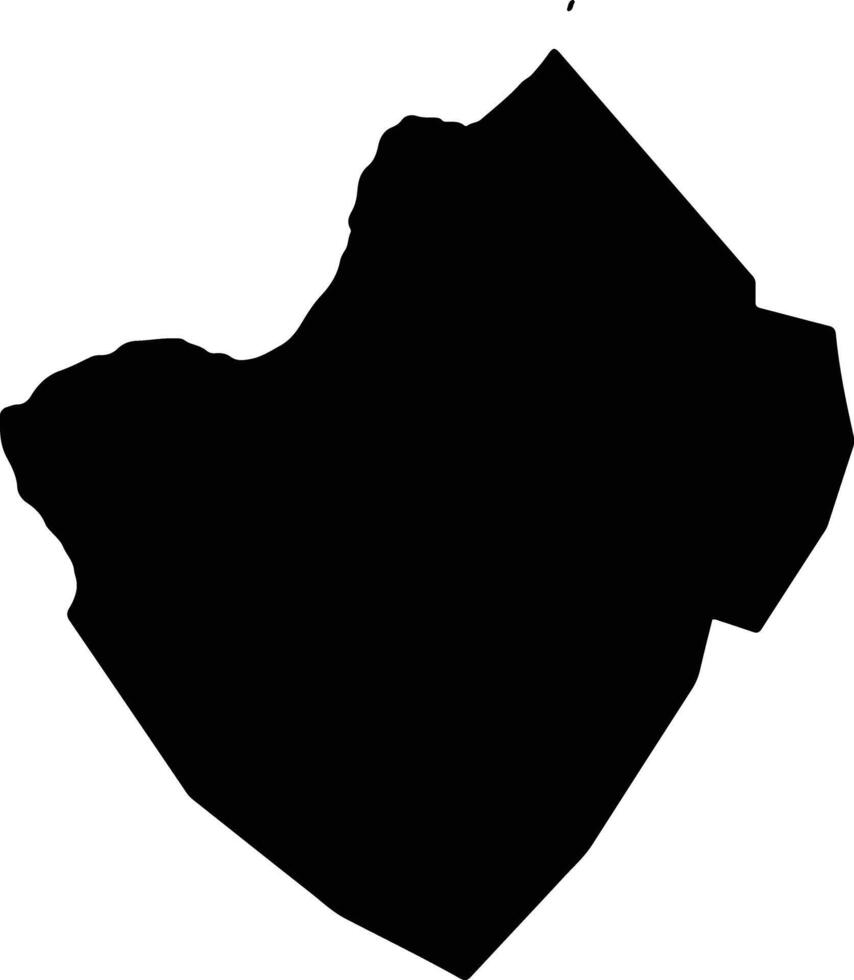 Anajatuba Brazil silhouette map vector