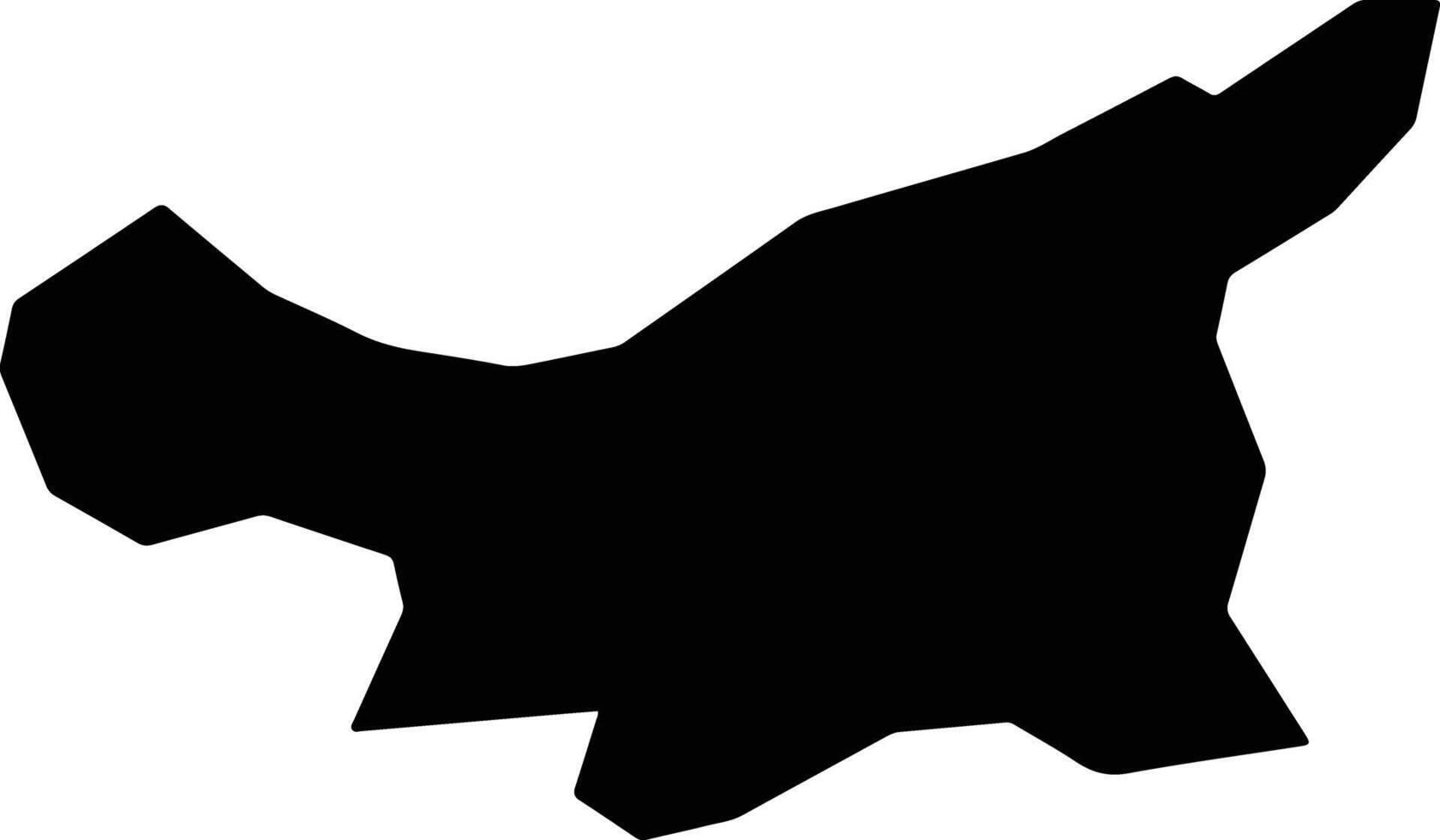 Anak North Korea silhouette map vector