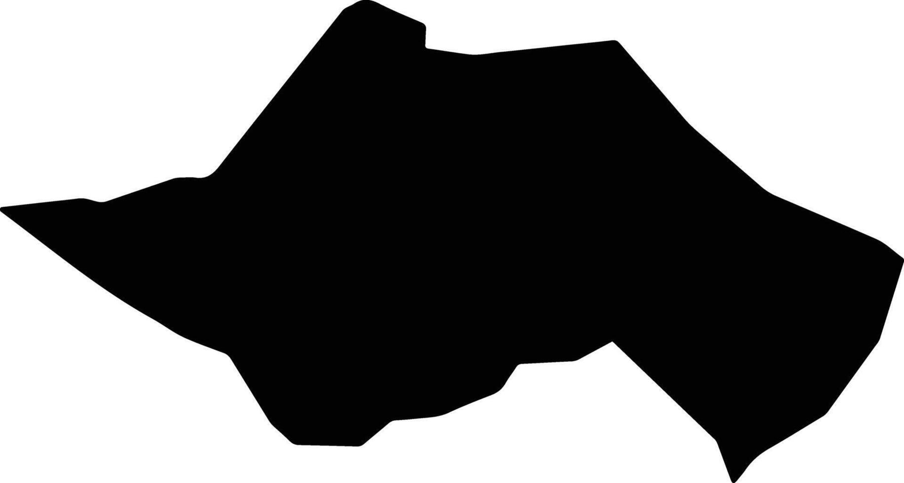 Andar Afghanistan silhouette map vector