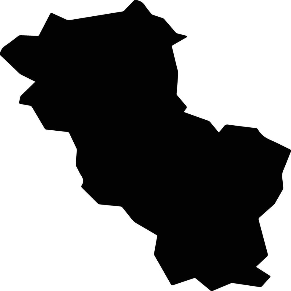 Andarab Afghanistan silhouette map vector