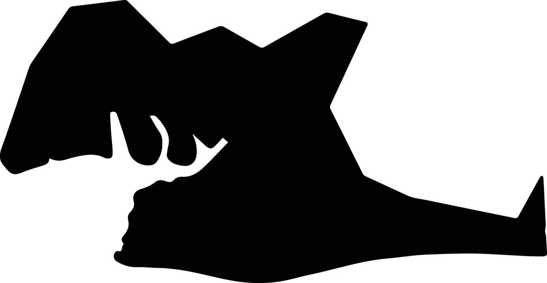 Andoni Nigeria silhouette map vector