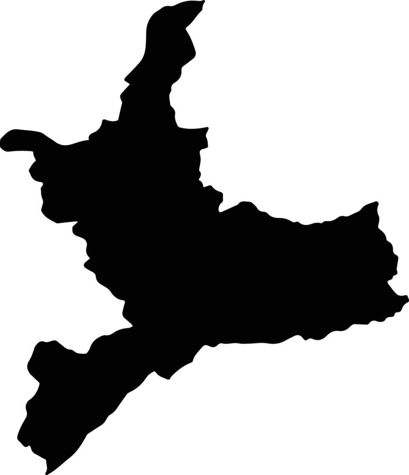 Anh Son Vietnam silhouette map vector