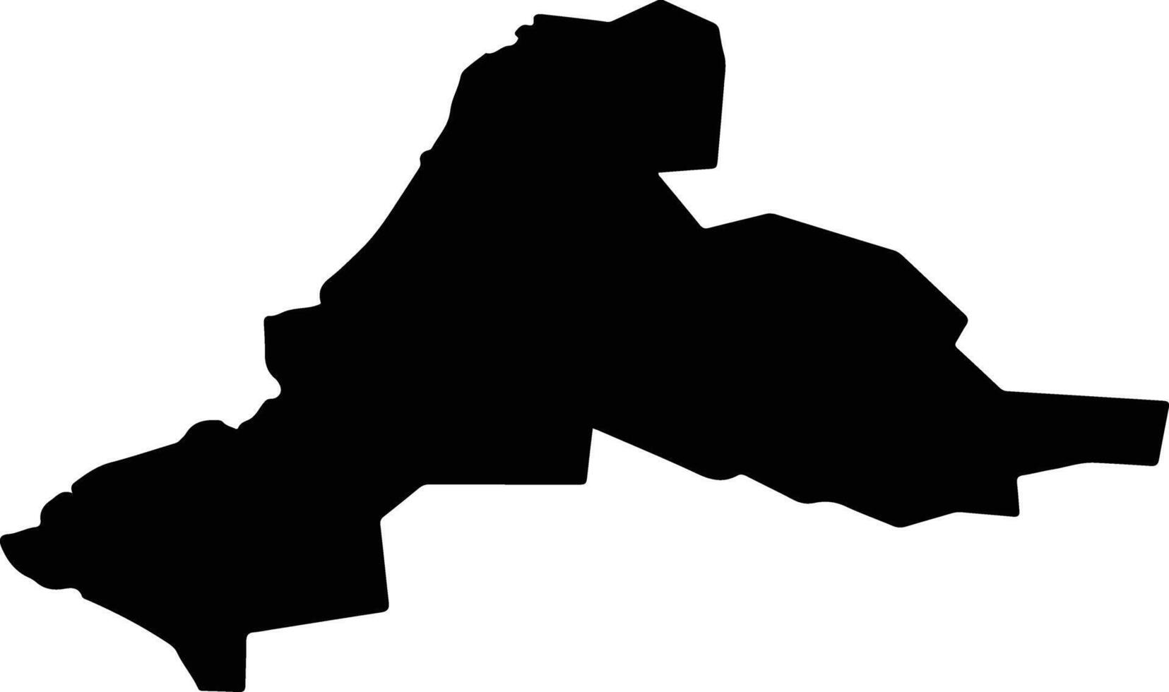 Ani Armenia silhouette map vector