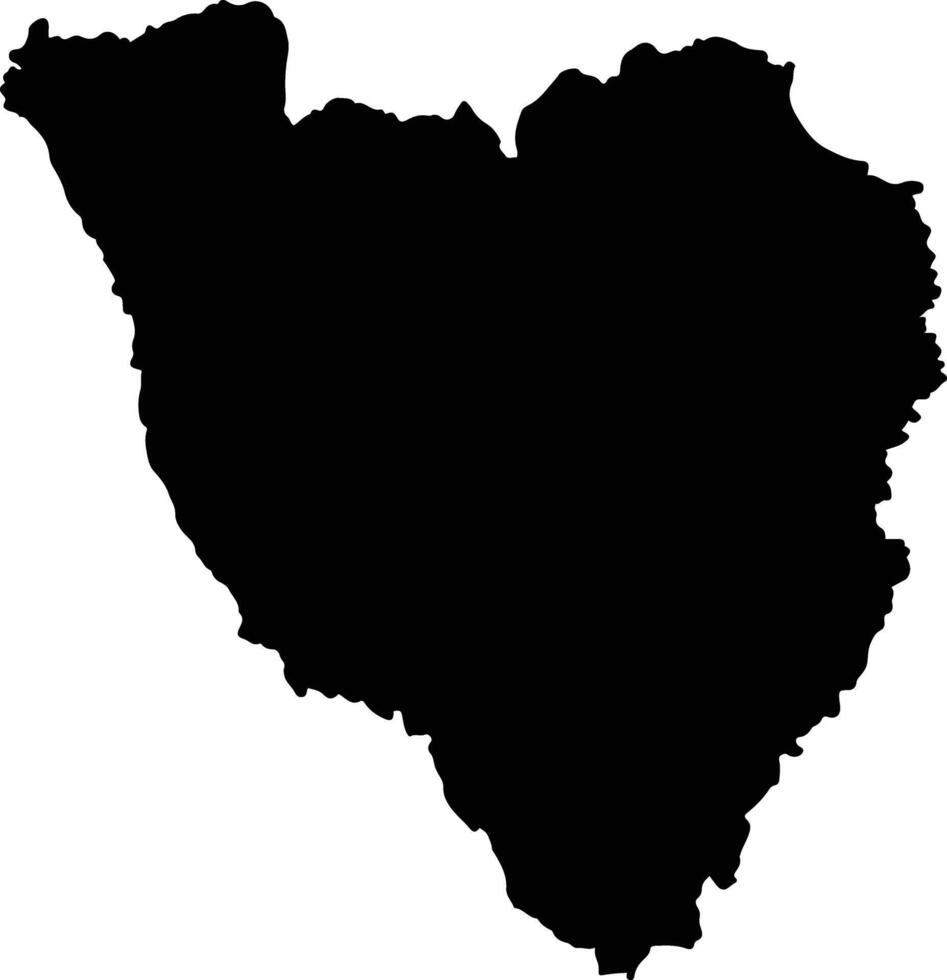 Ankazobe Madagascar silhouette map vector