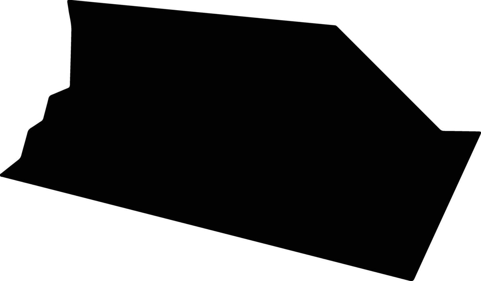 Annus Saint Lucia silhouette map vector