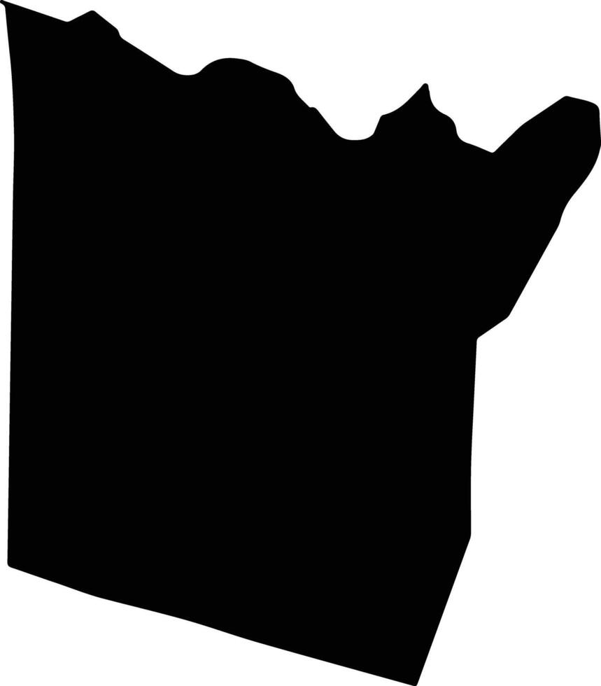 Anoamaa West Samoa silhouette map vector