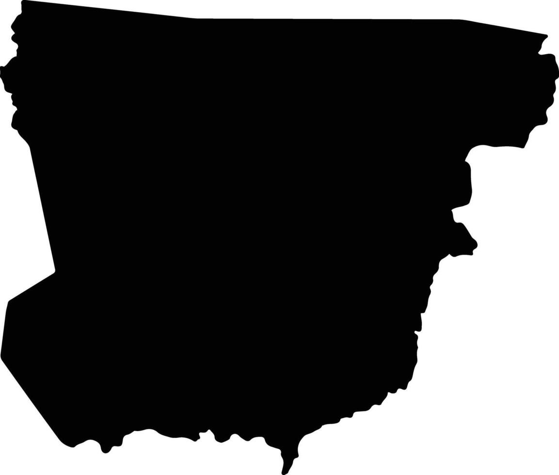 Antofagasta de la Sierra Argentina silhouette map vector