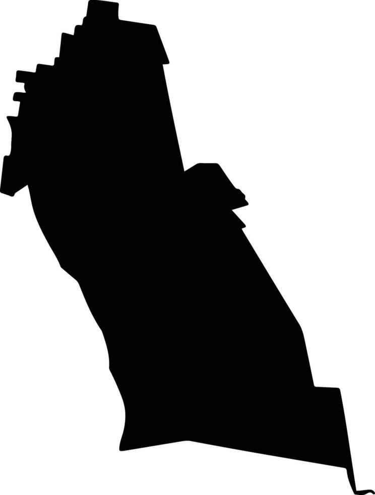 Antiguo Morelos Mexico silhouette map vector