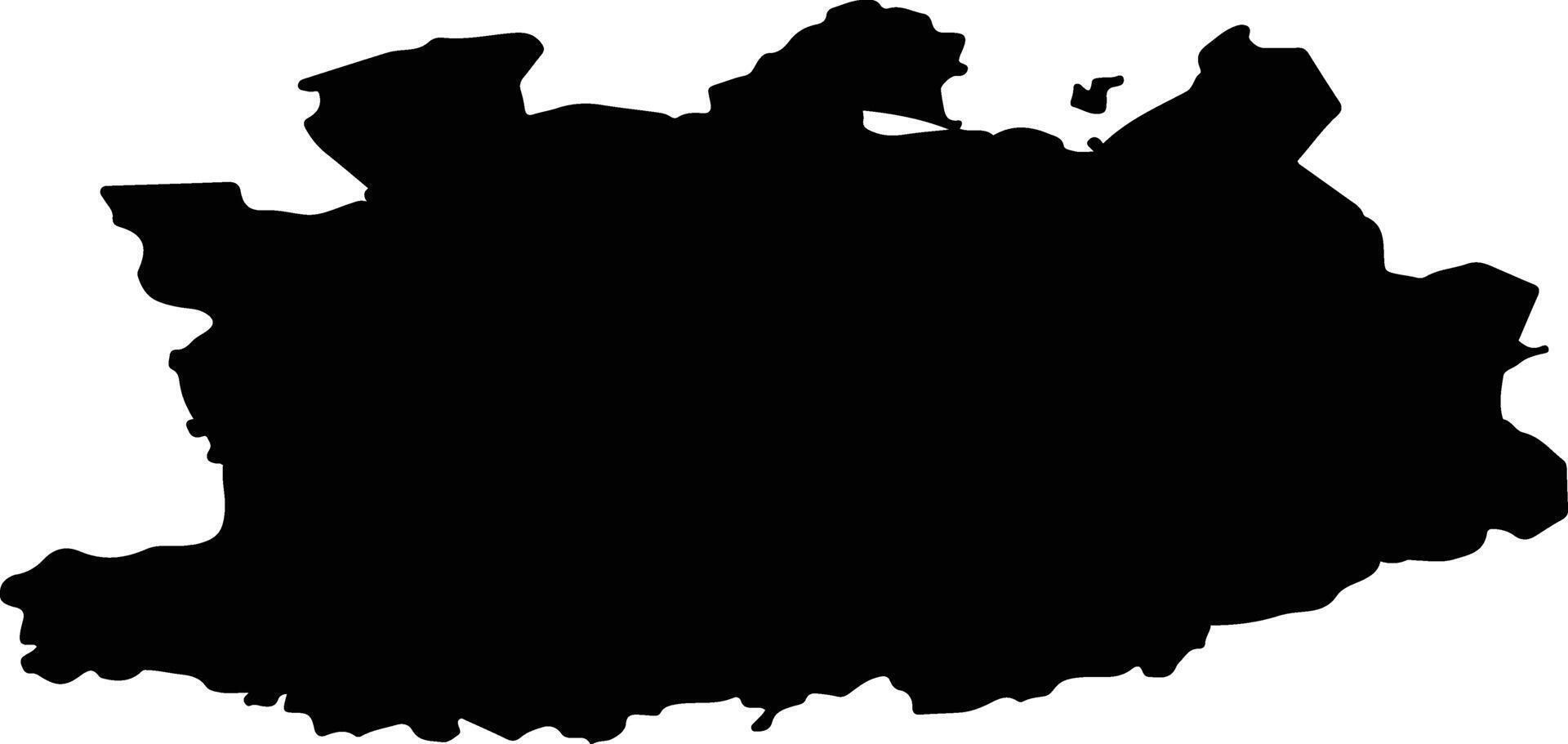 Antwerpen Belgium silhouette map vector
