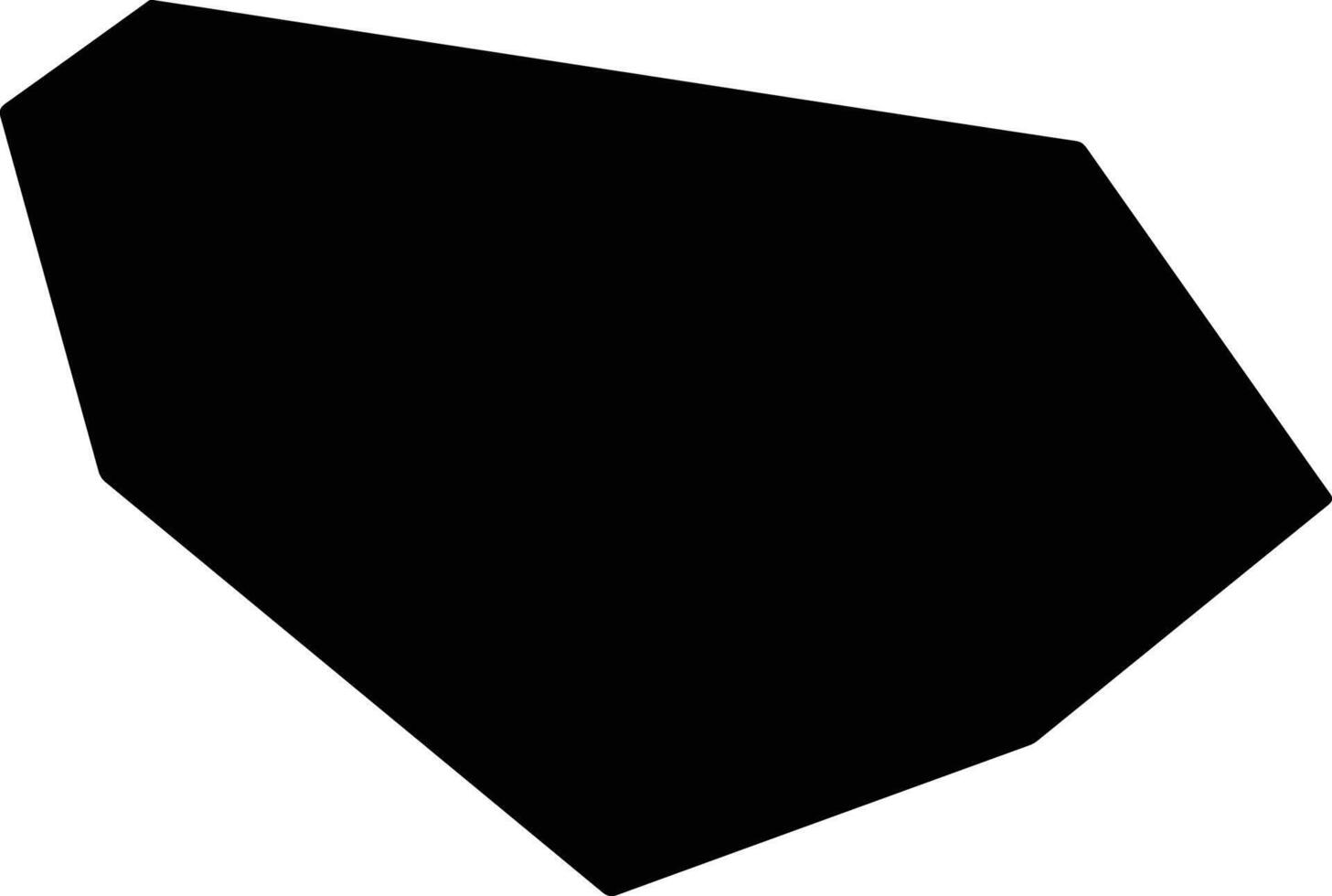 Anxian China silhouette map vector