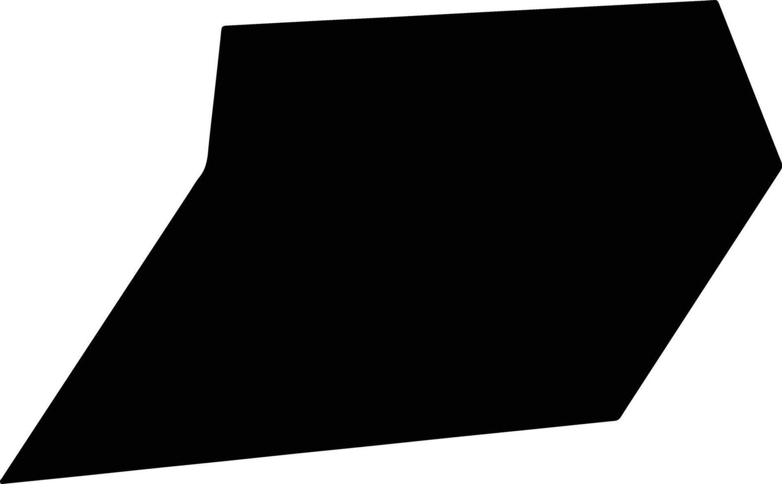 Anxinxian China silhouette map vector