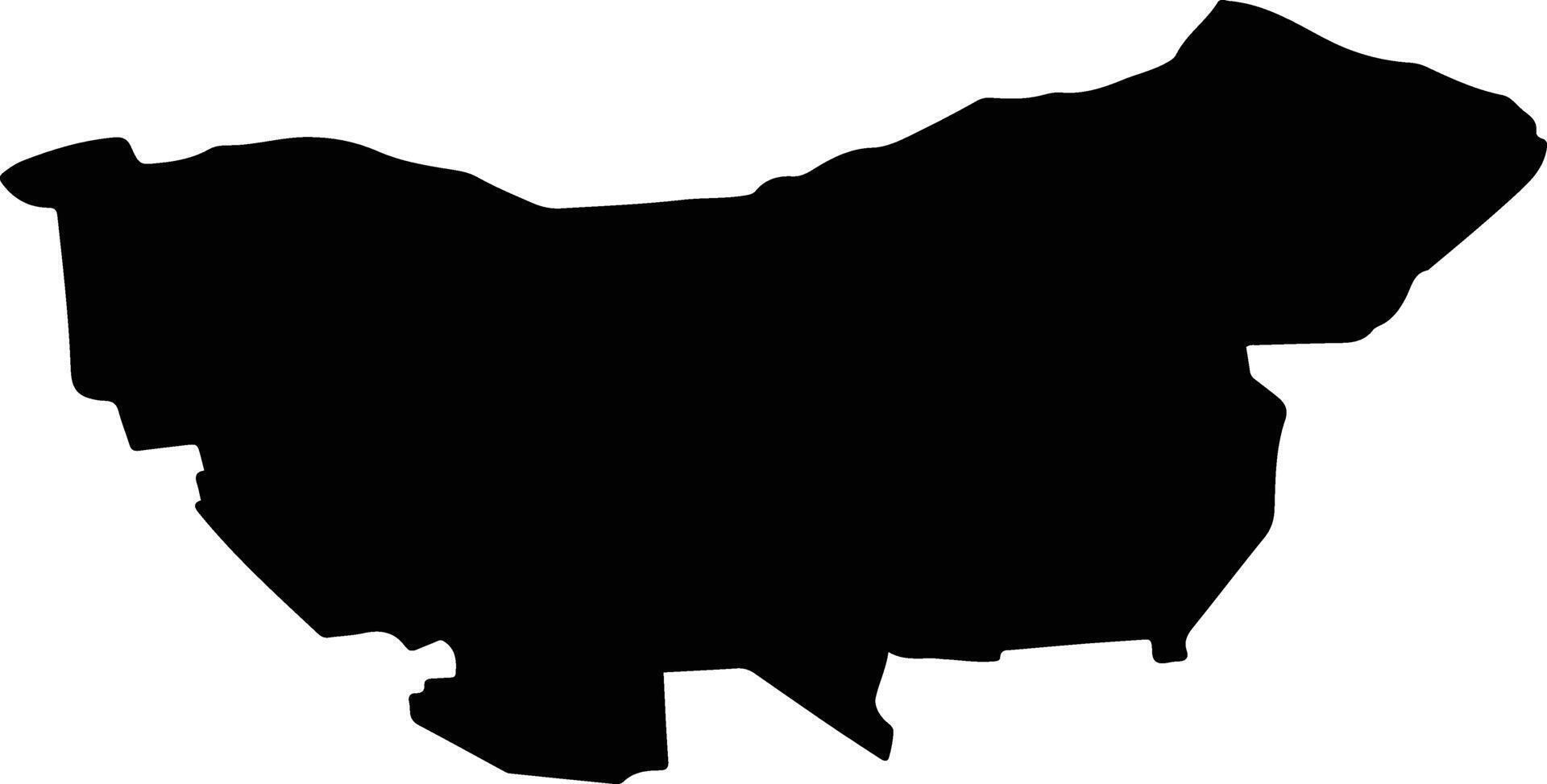APATEU Romania silhouette map vector