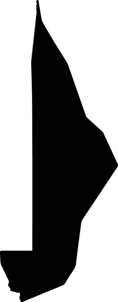 Aplahoue Benin silhouette map vector