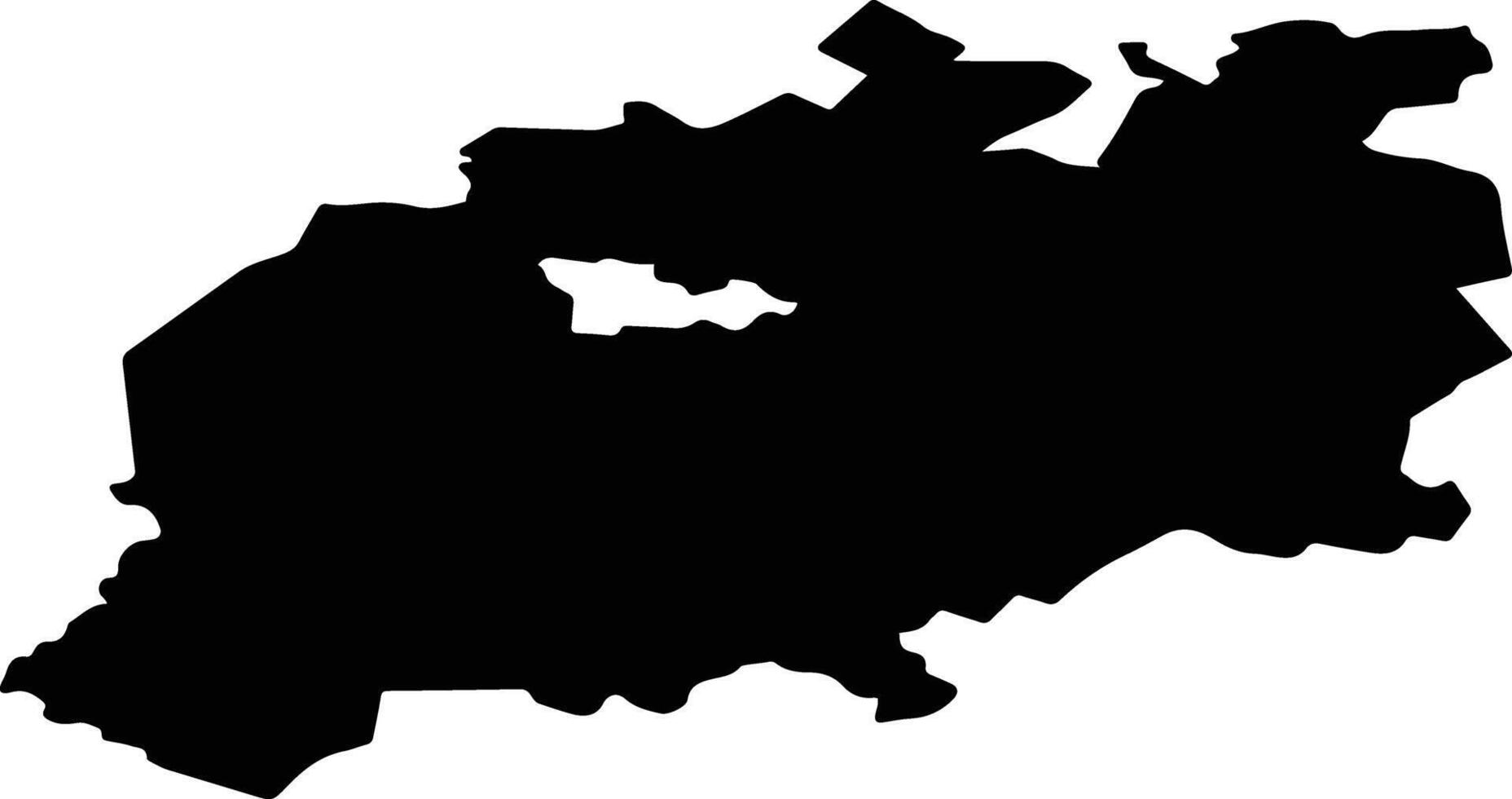 Apes pag Latvia silhouette map vector