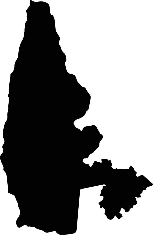 Apulo Colombia silhouette map vector