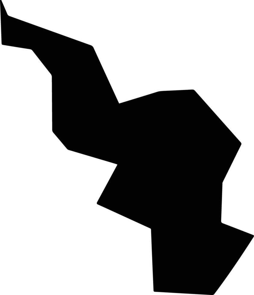 Apuarema Brazil silhouette map vector