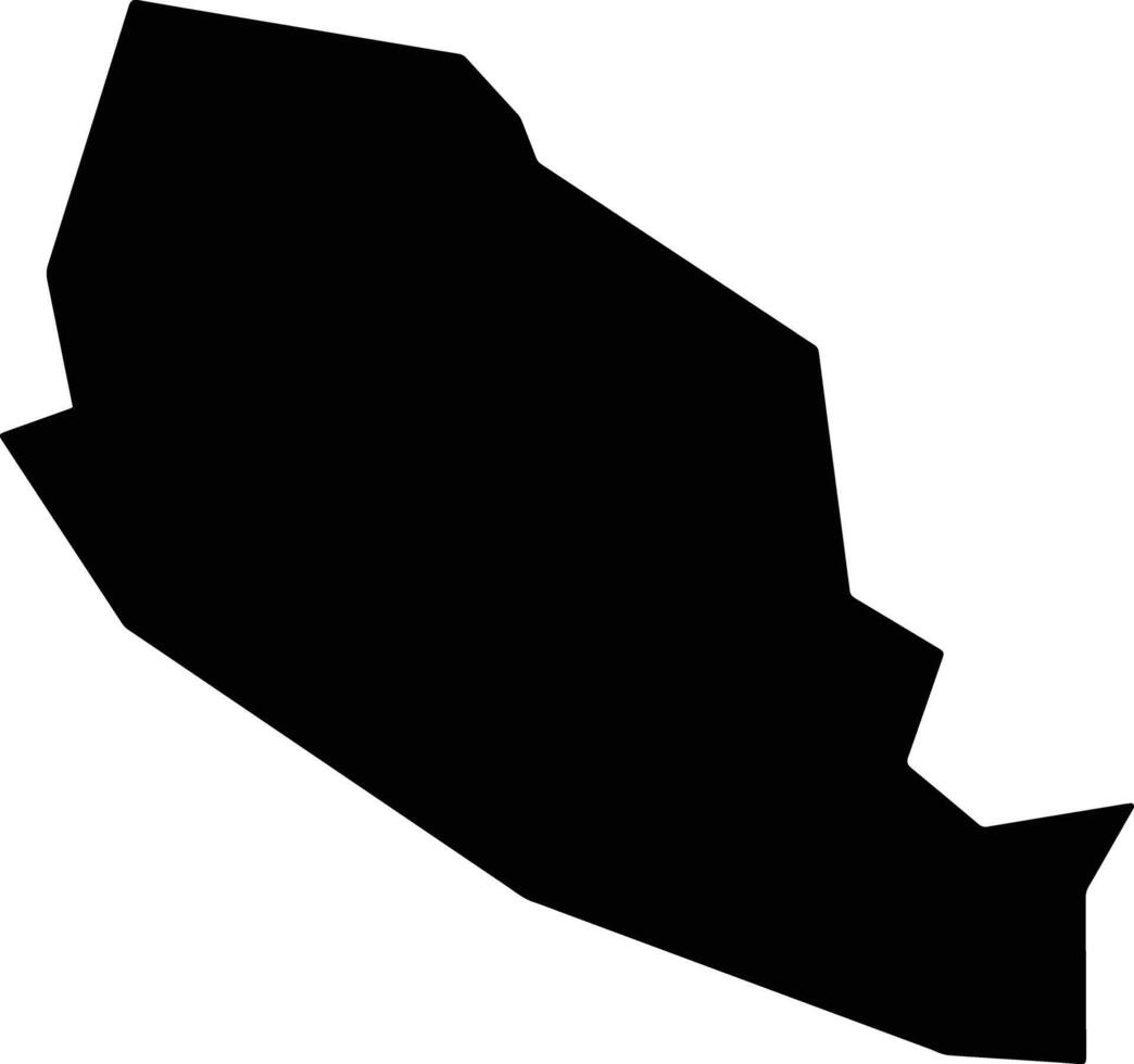 Aqcha Afghanistan silhouette map vector