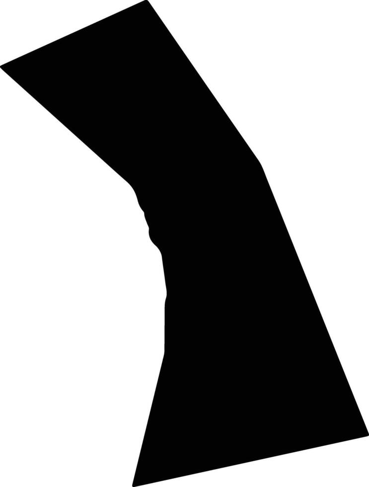 Aqtau Kazakhstan silhouette map vector