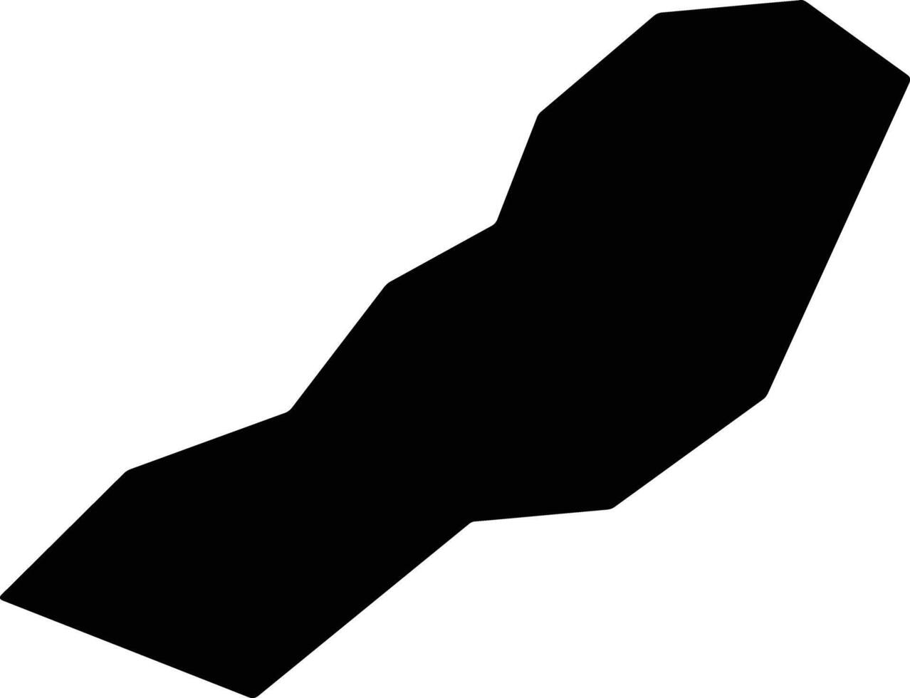 Aracitaba Brazil silhouette map vector