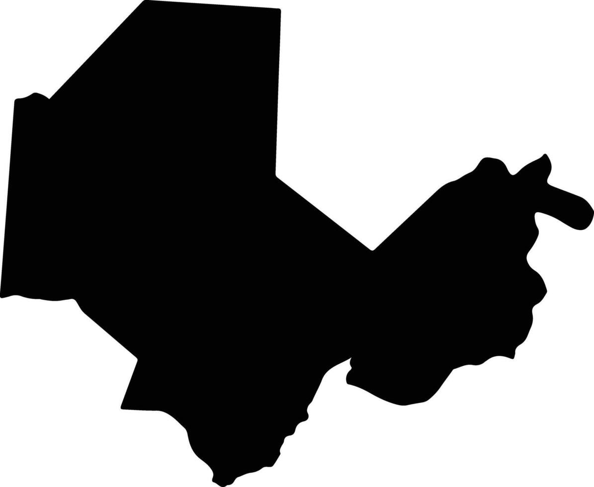 Arada Honduras silhouette map vector