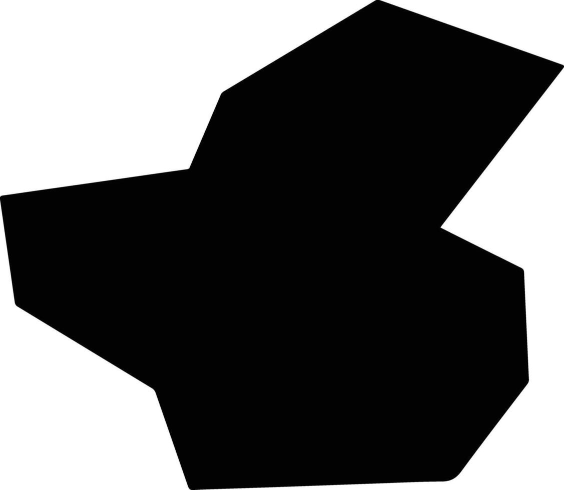 Arambala El Salvador silhouette map vector