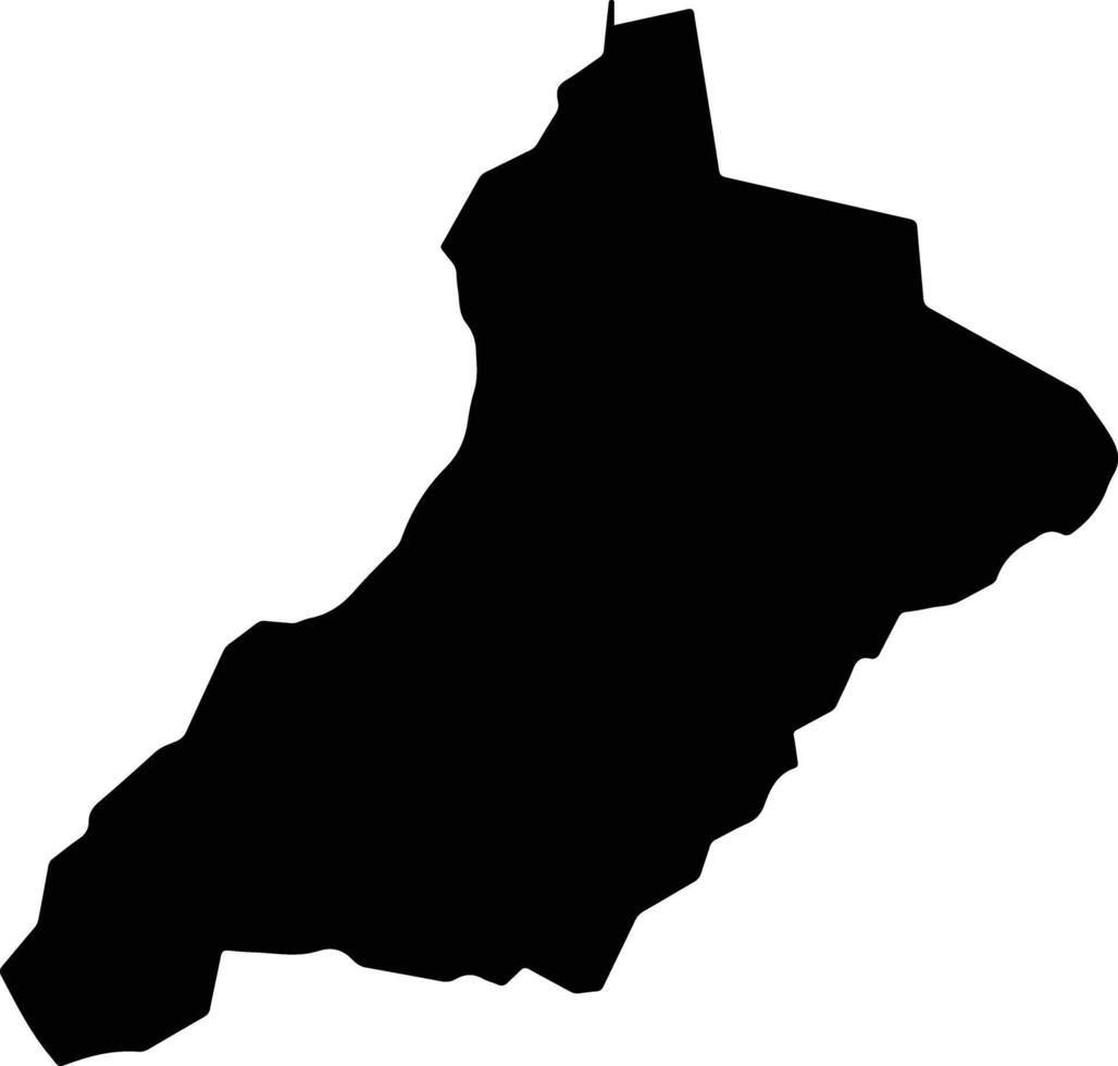 Arame Brazil silhouette map vector