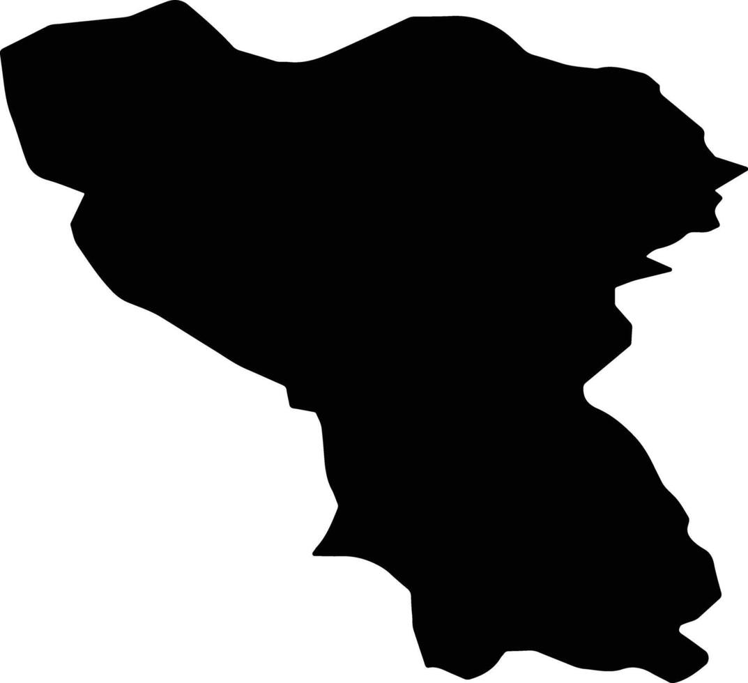 Arapgir Turkey silhouette map vector