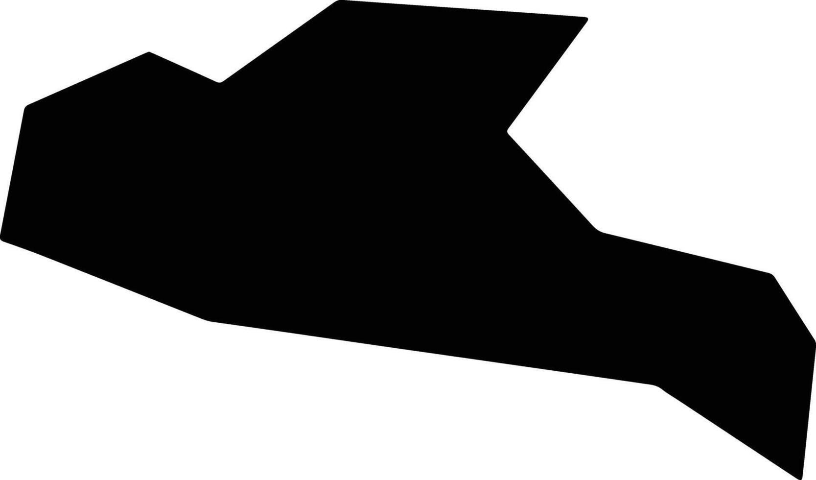 Arara Brazil silhouette map vector