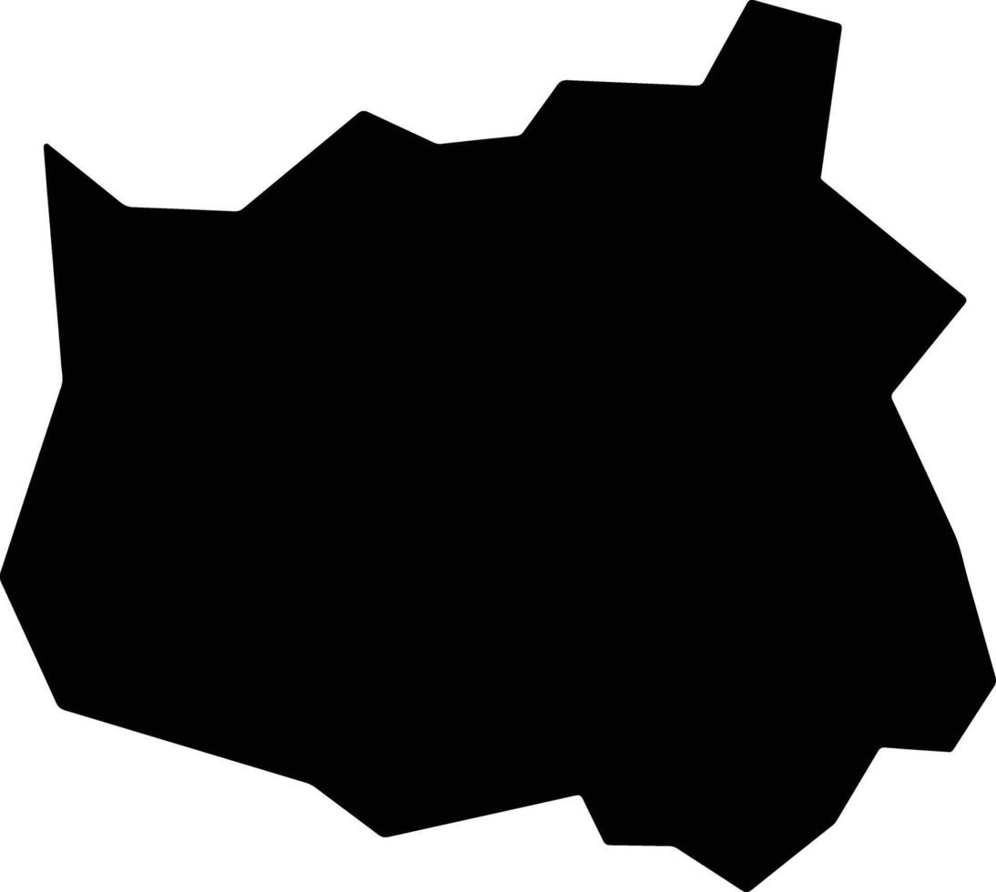 Araras Brazil silhouette map vector