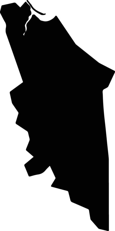 Arari Brazil silhouette map vector
