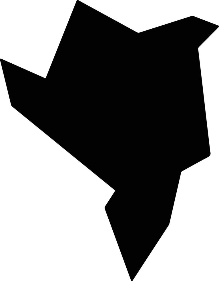 Aratuba Brazil silhouette map vector