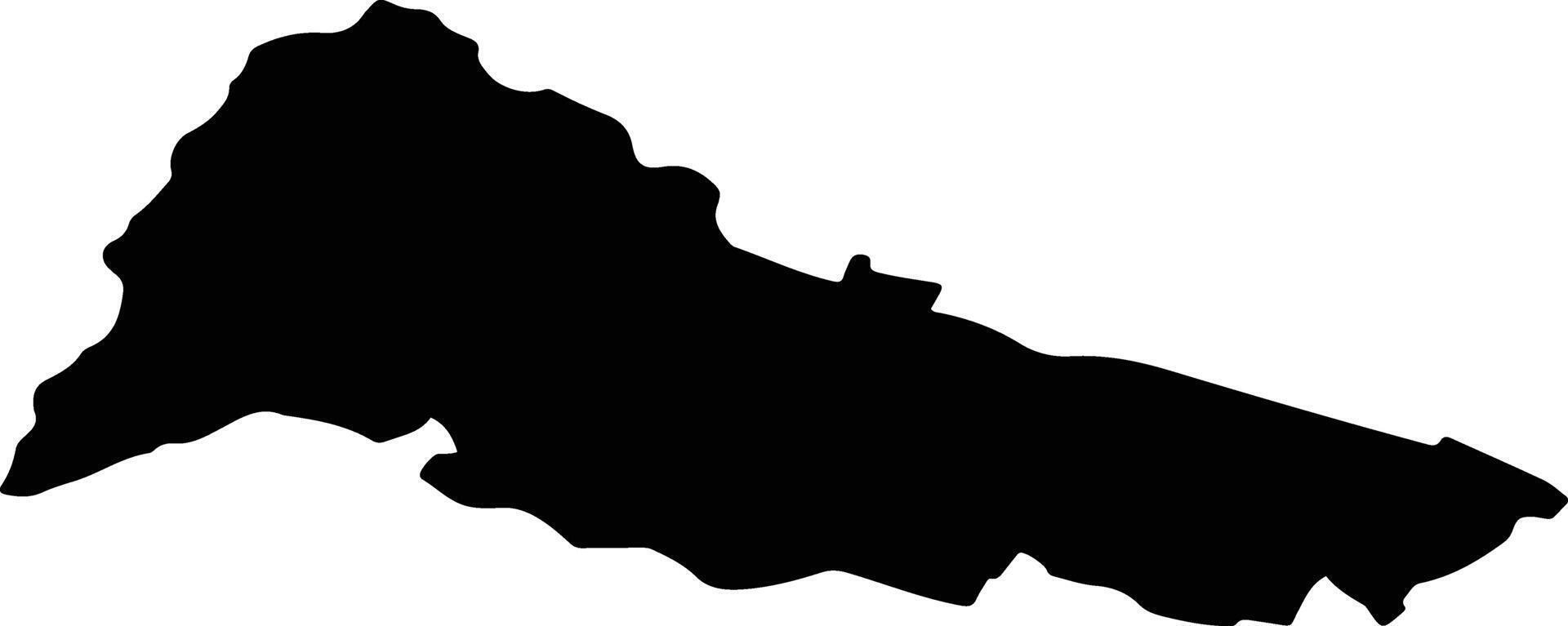 ARCUS Romania silhouette map vector