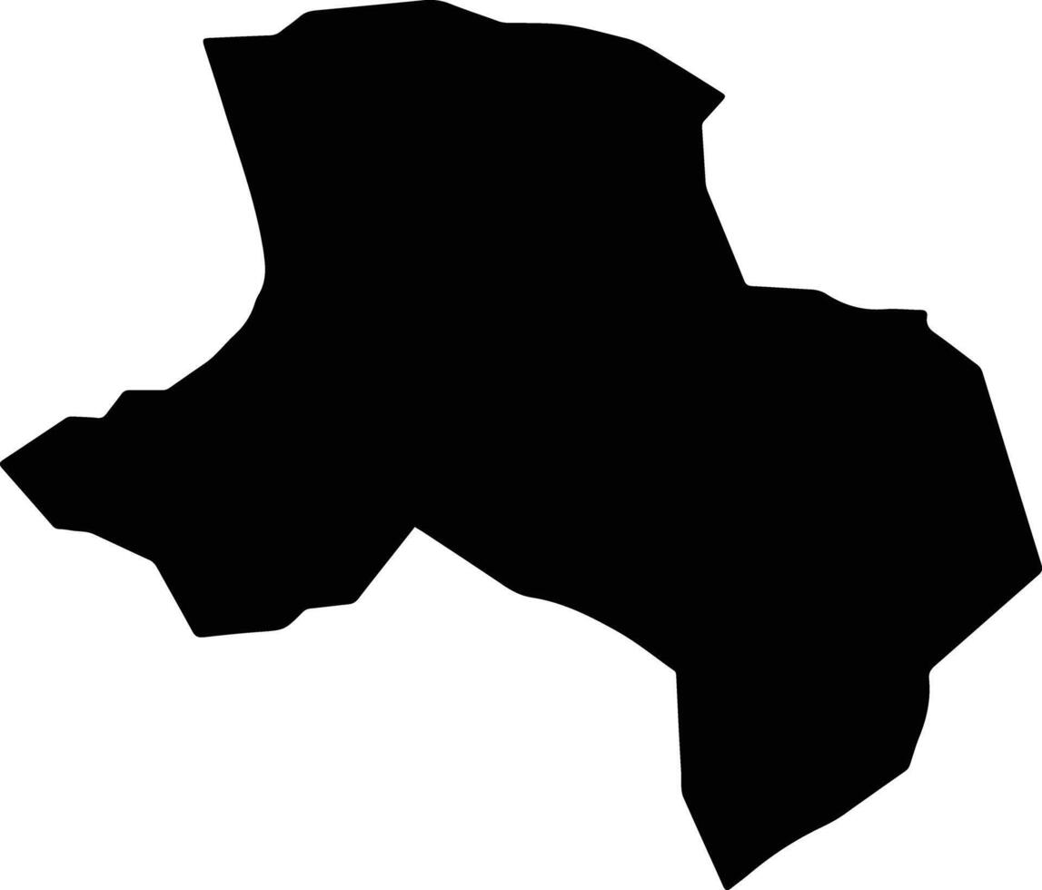 Ardhah Jordan silhouette map vector
