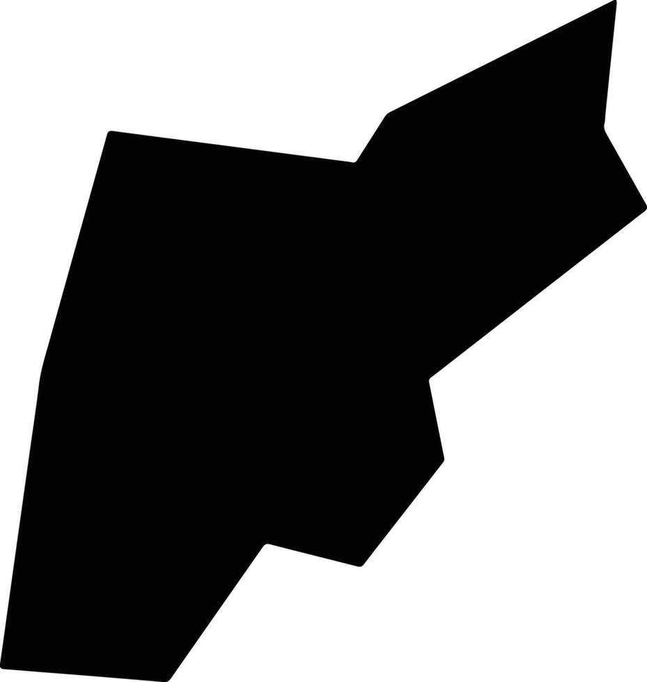 Areal Brazil silhouette map vector