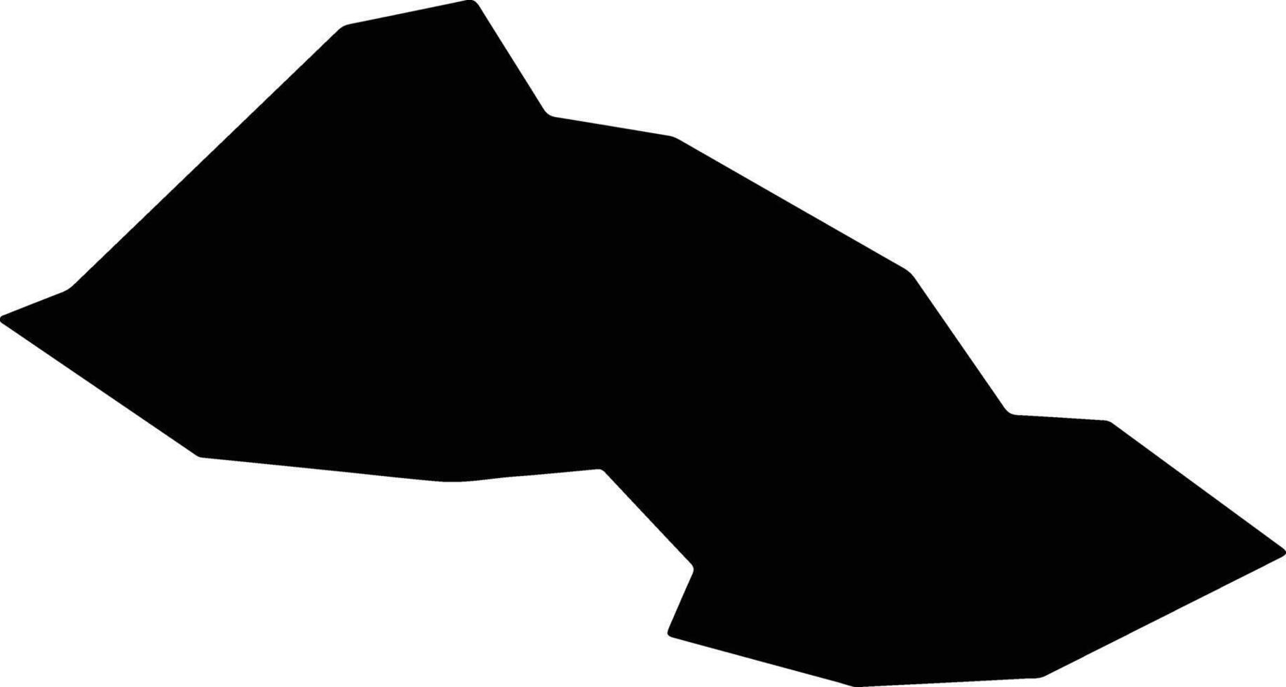 Argaka Cyprus silhouette map vector