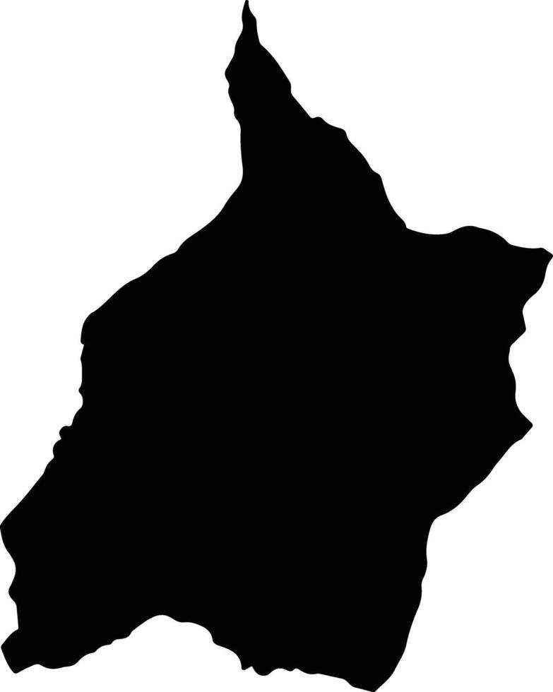 Argelia Colombia silhouette map vector