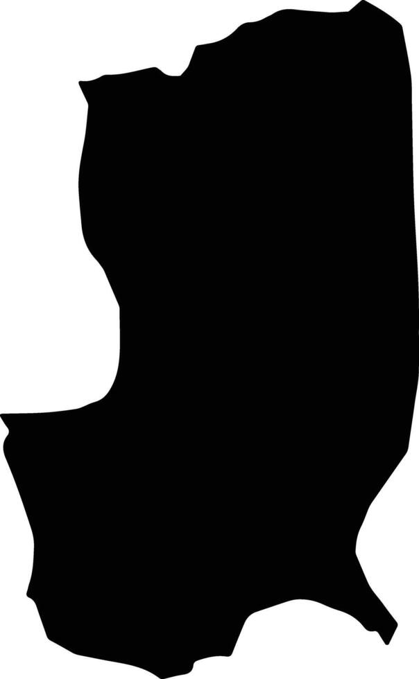 Arhab Yemen silhouette map vector