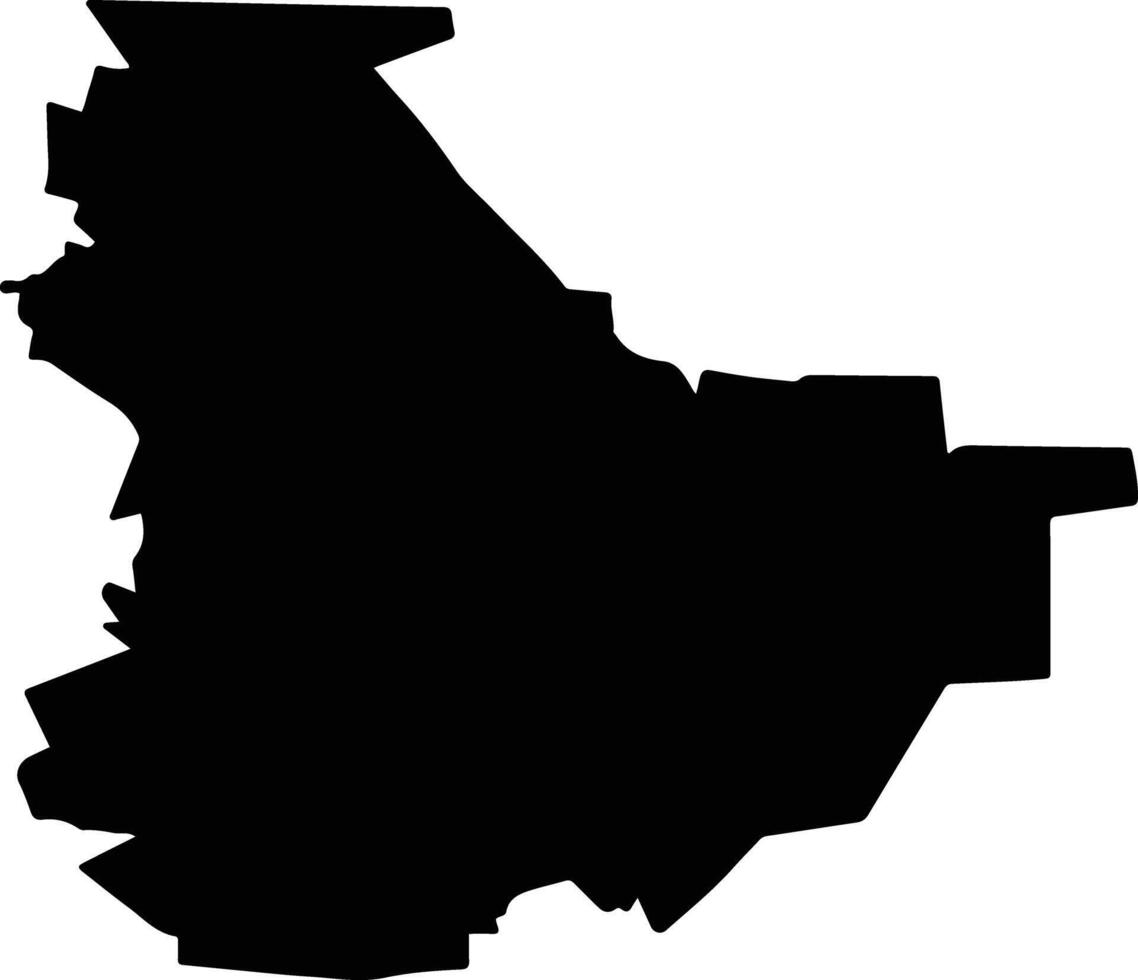 Arizpe Mexico silhouette map vector