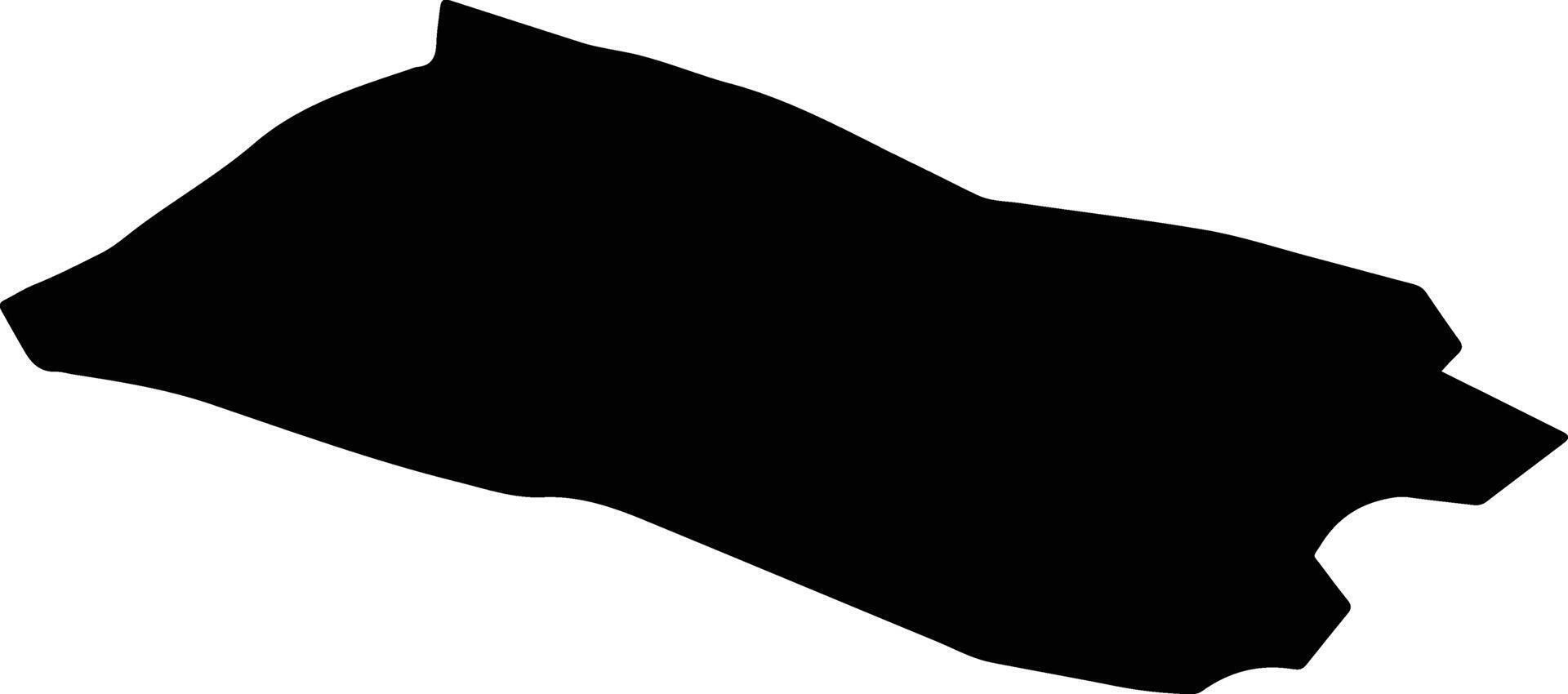 Arjeplog Sweden silhouette map vector