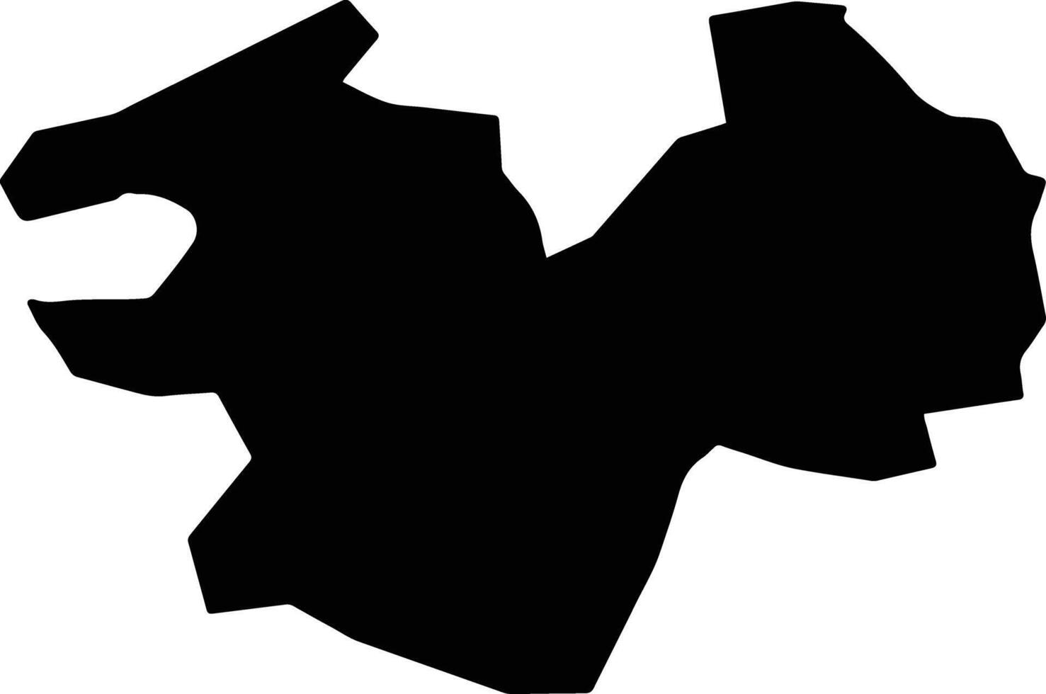 Arlesheim Switzerland silhouette map vector