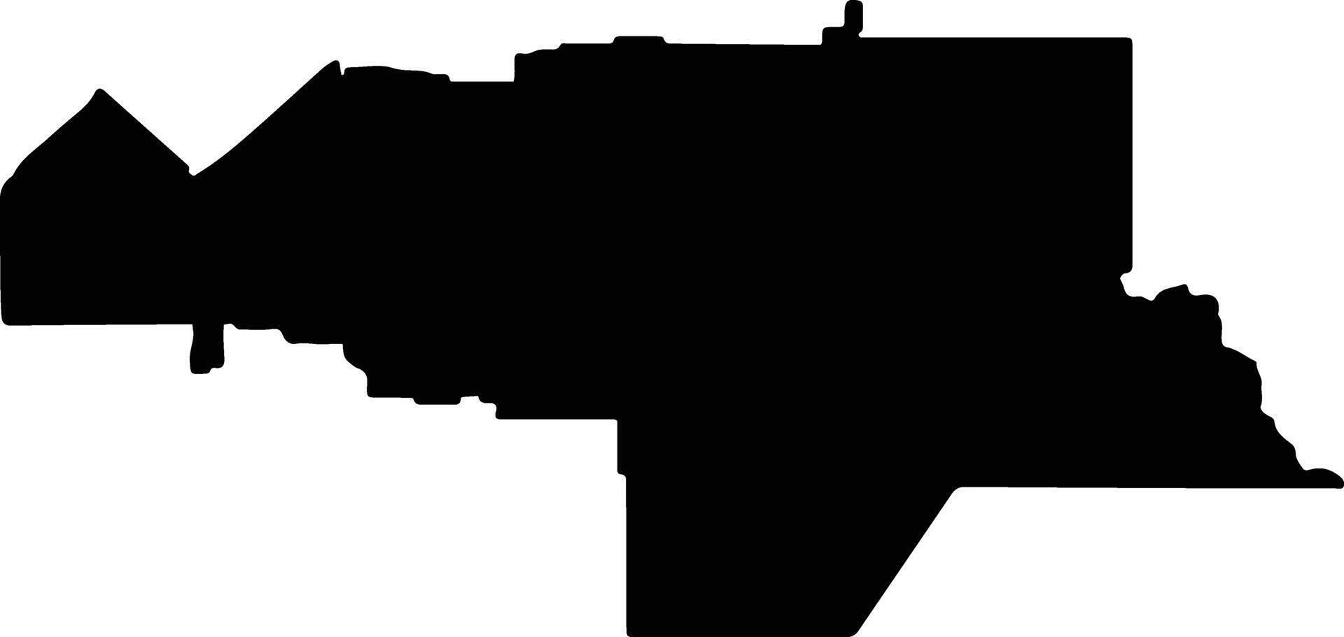 Armadale Australia silhouette map vector
